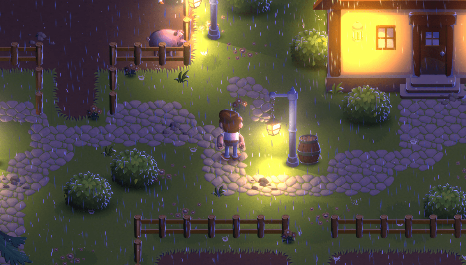 Using VFX Graph for 2D to spawn rain particles