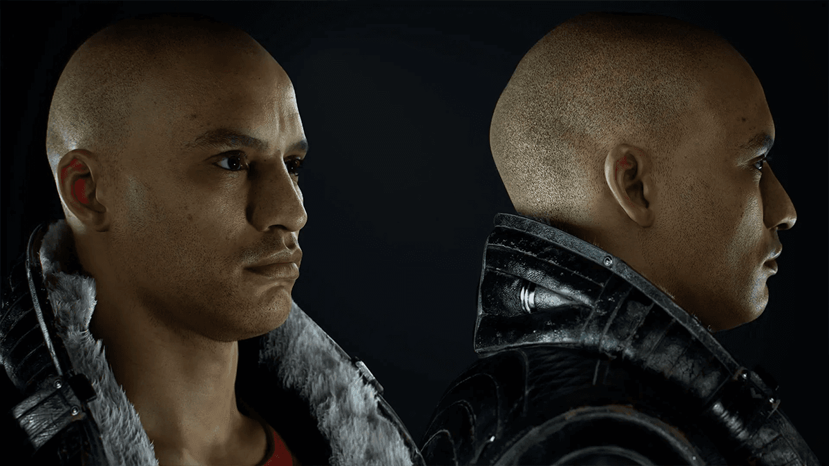 Personagem humano digital Gawain