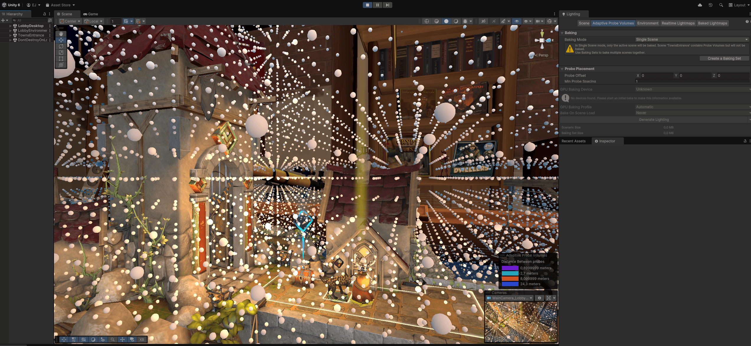 Resolution Games: Light Probes