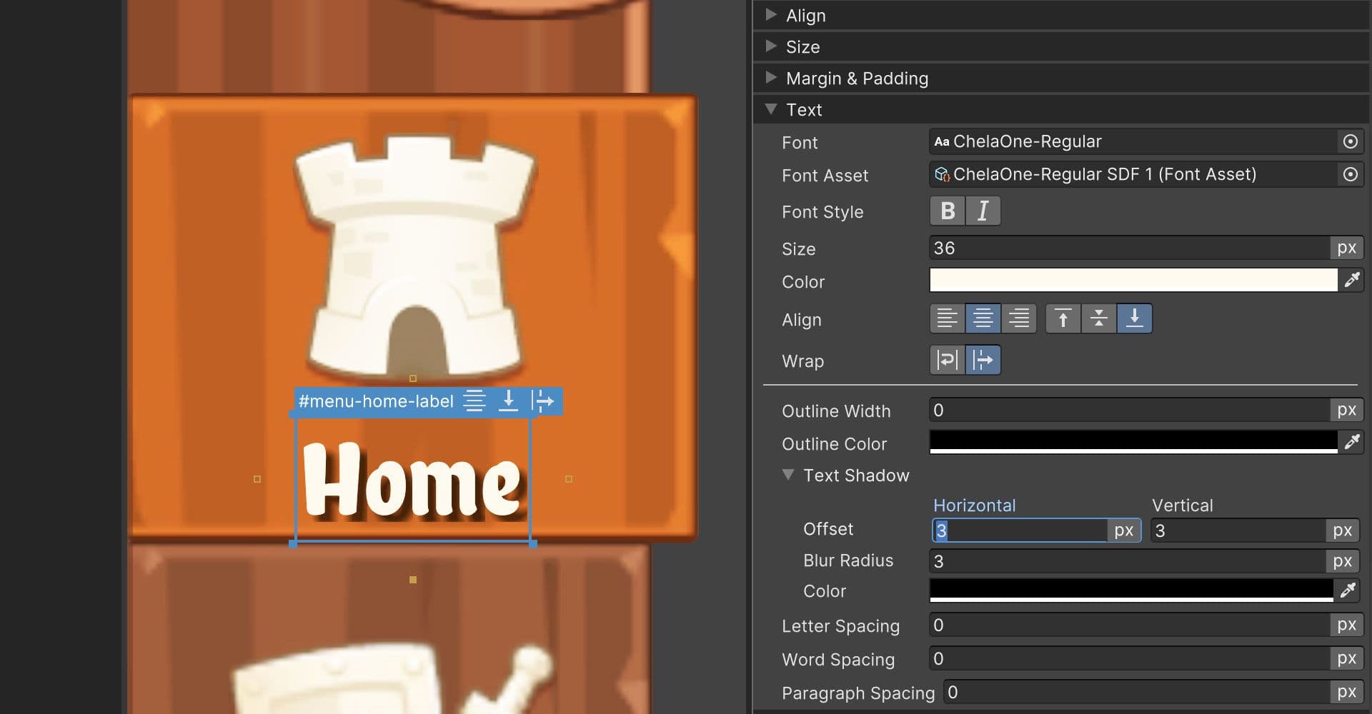 Гибкая отрисовка текста